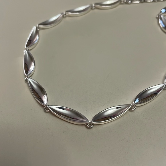 JENNY BIRD NWT Adjustable Silver Necklace - Picture 3 of 14